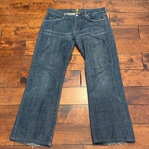 7 for All Mankind Bootcut Dark Wash Men's Jean 33